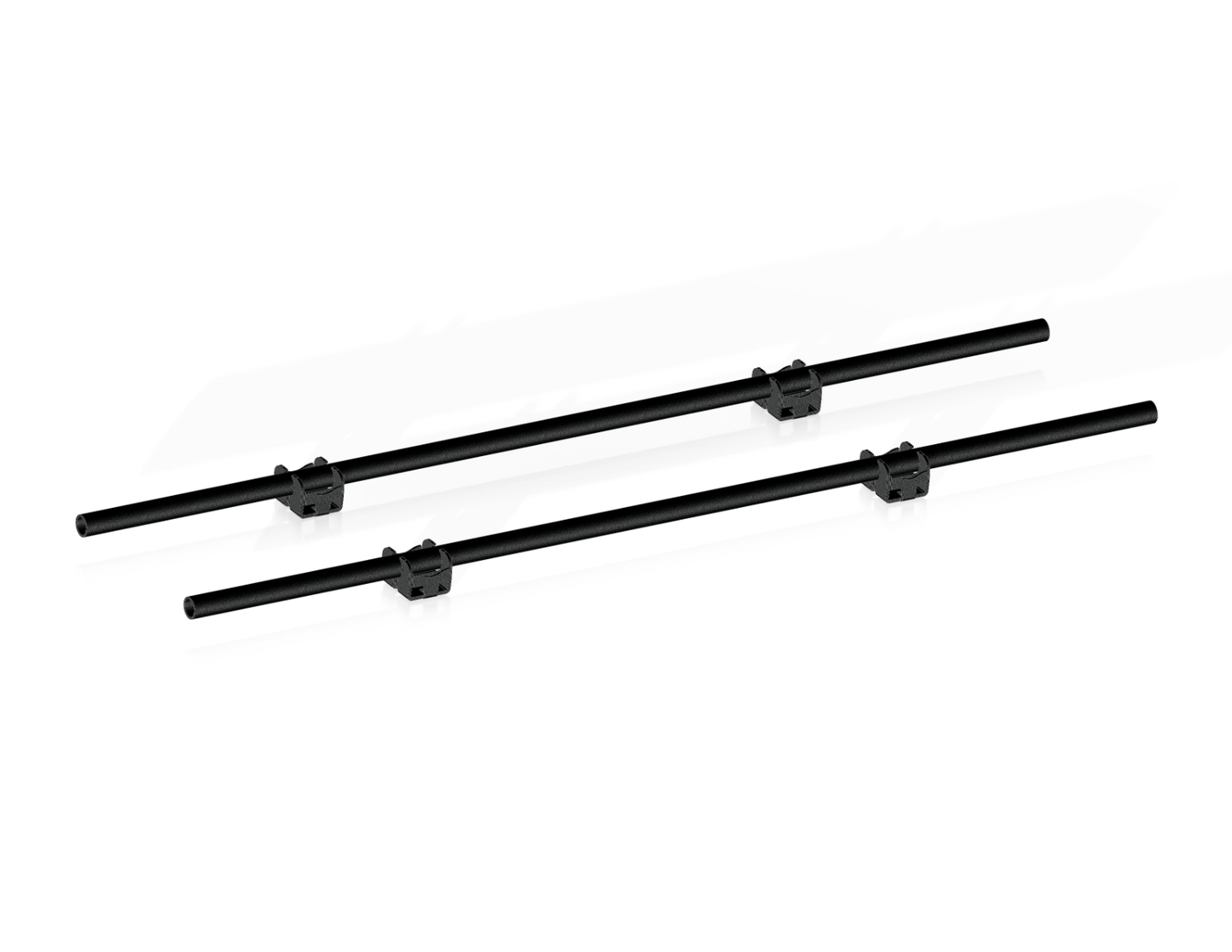 Treck Bed Rack System Accessory | Cross Tube Mounts (Pair) - Texture Black