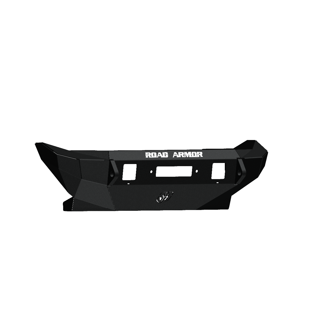 Stealth Front Mid Width Winch Bumper - Texture Black 2007-2018 Jeep JK JKU