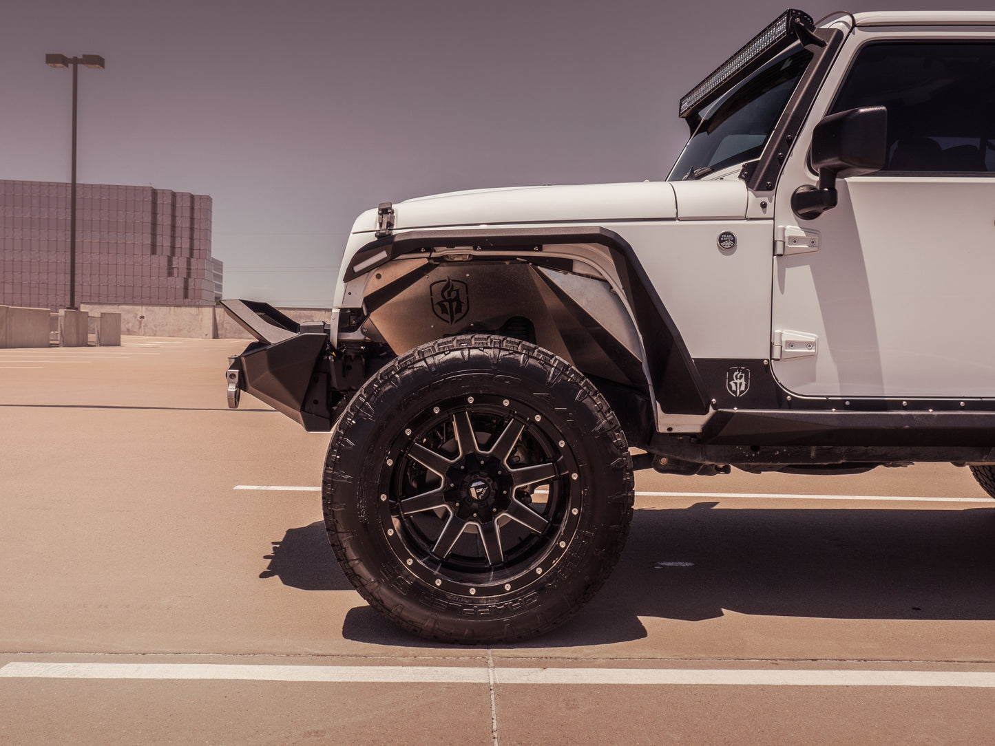 Stealth Front Fender Flares - Texture Black 2007-2018 Jeep JKU