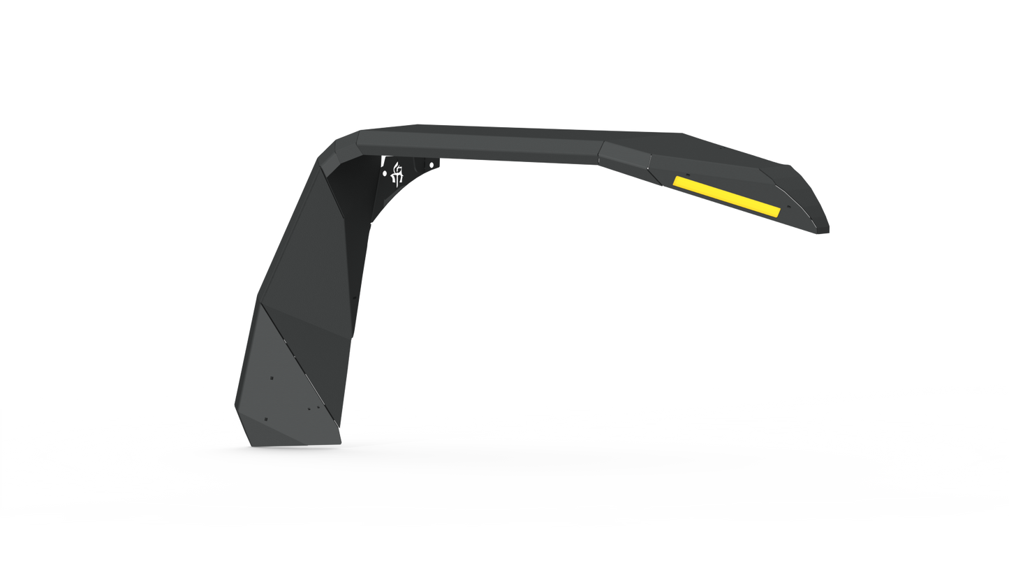Stealth Front Fender Flares - Texture Black 2018-2025 Jeep JL JLU JT