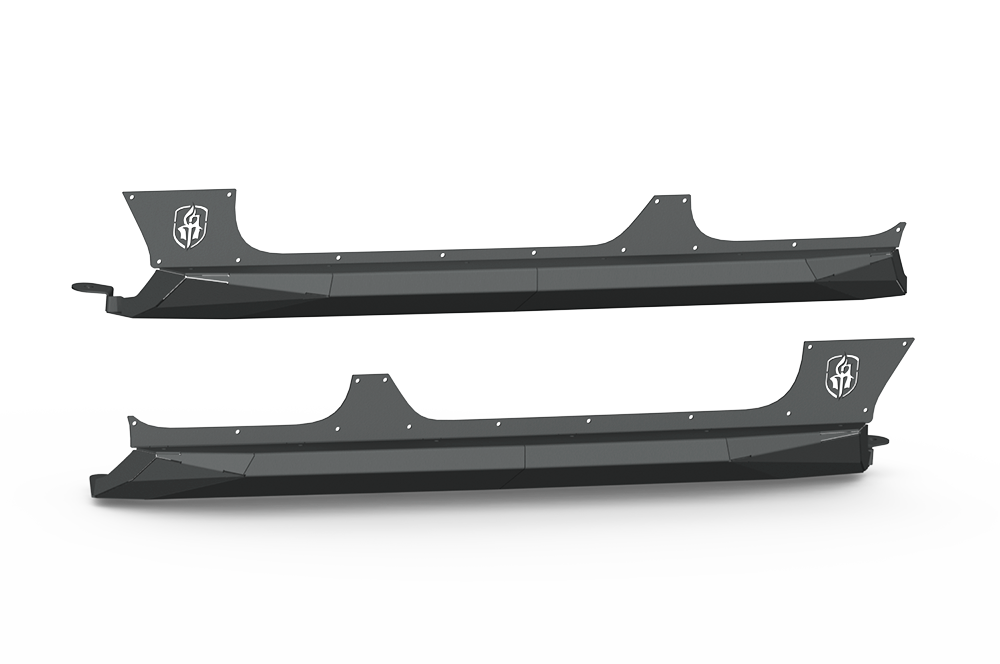 Stealth Rocker Guards | 4 Door- Texture Black 2018-2025 Jeep JLU