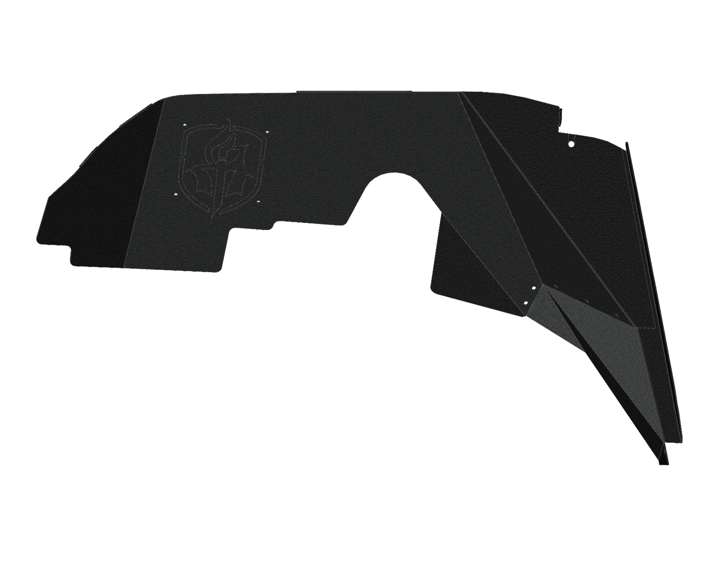 Stealth Front Fender Liners - Texture Black 2018-2025 Jeep JL JLU JT