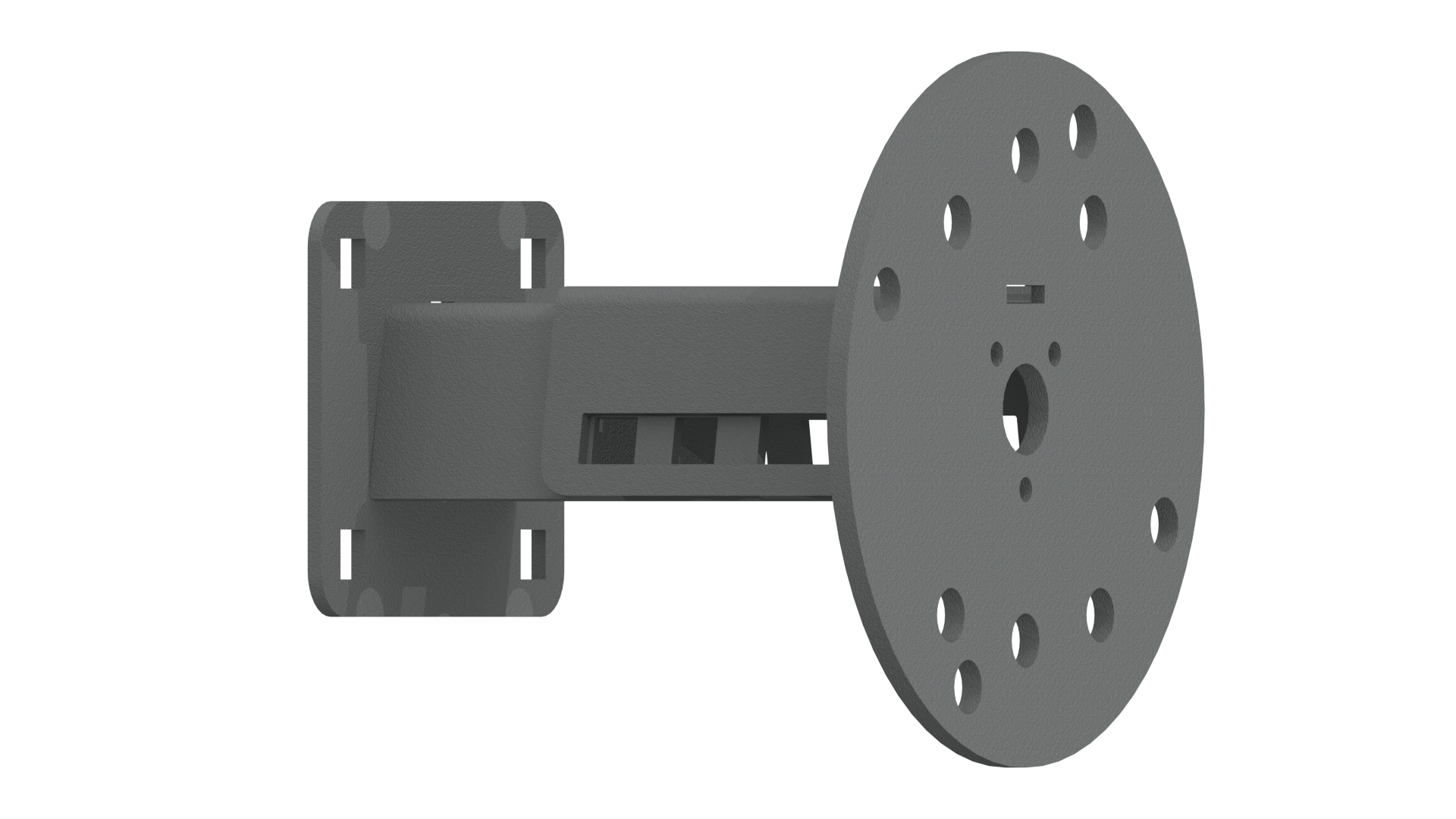 Stealth Rear Tire Carrier Accessory | Extended Wheel Mount | 8.5" - Texture Black 2018-2025 Jeep JL JLU JK JKU