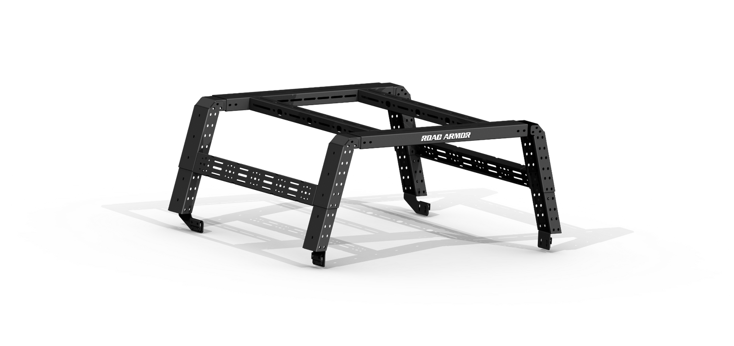 Treck 5Ft. Adjustable Bed Rack System | Includes Bracket Kit - Texture Black 2005-2023 Toyota Tacoma
