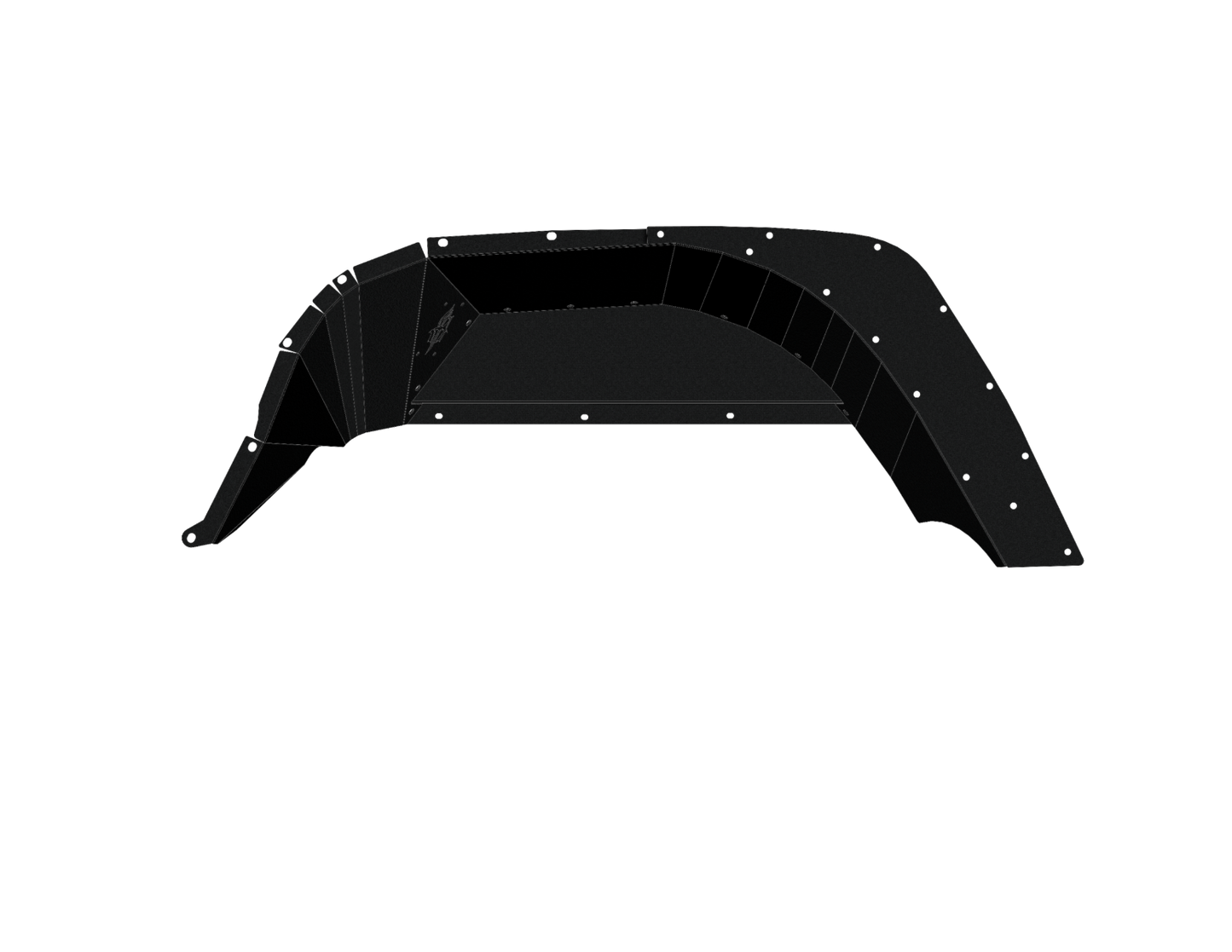 Stealth Rear Fender Liners - Texture Black 2020-2025 Jeep JT