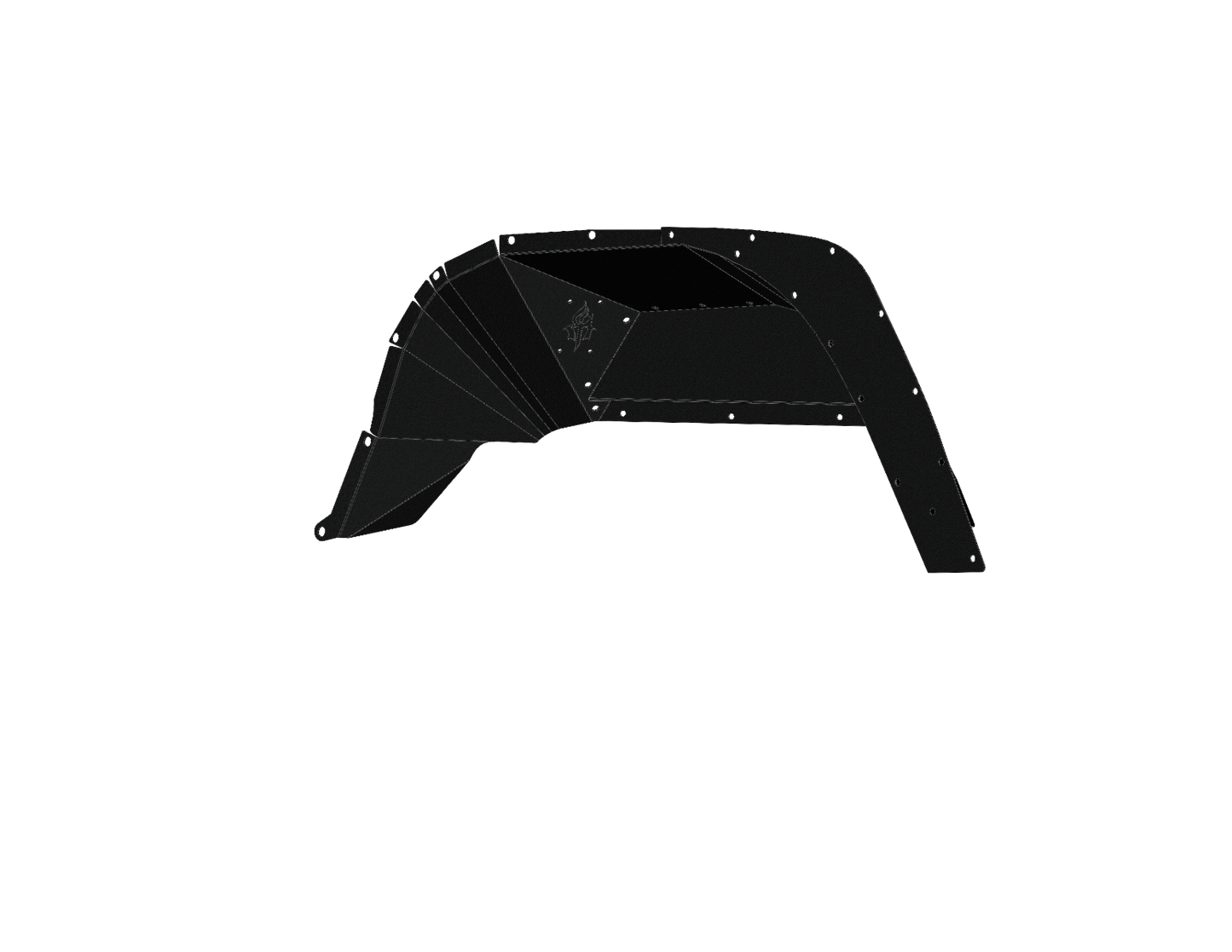 Stealth Rear Fender Liners - Texture Black 2020-2025 Jeep JT