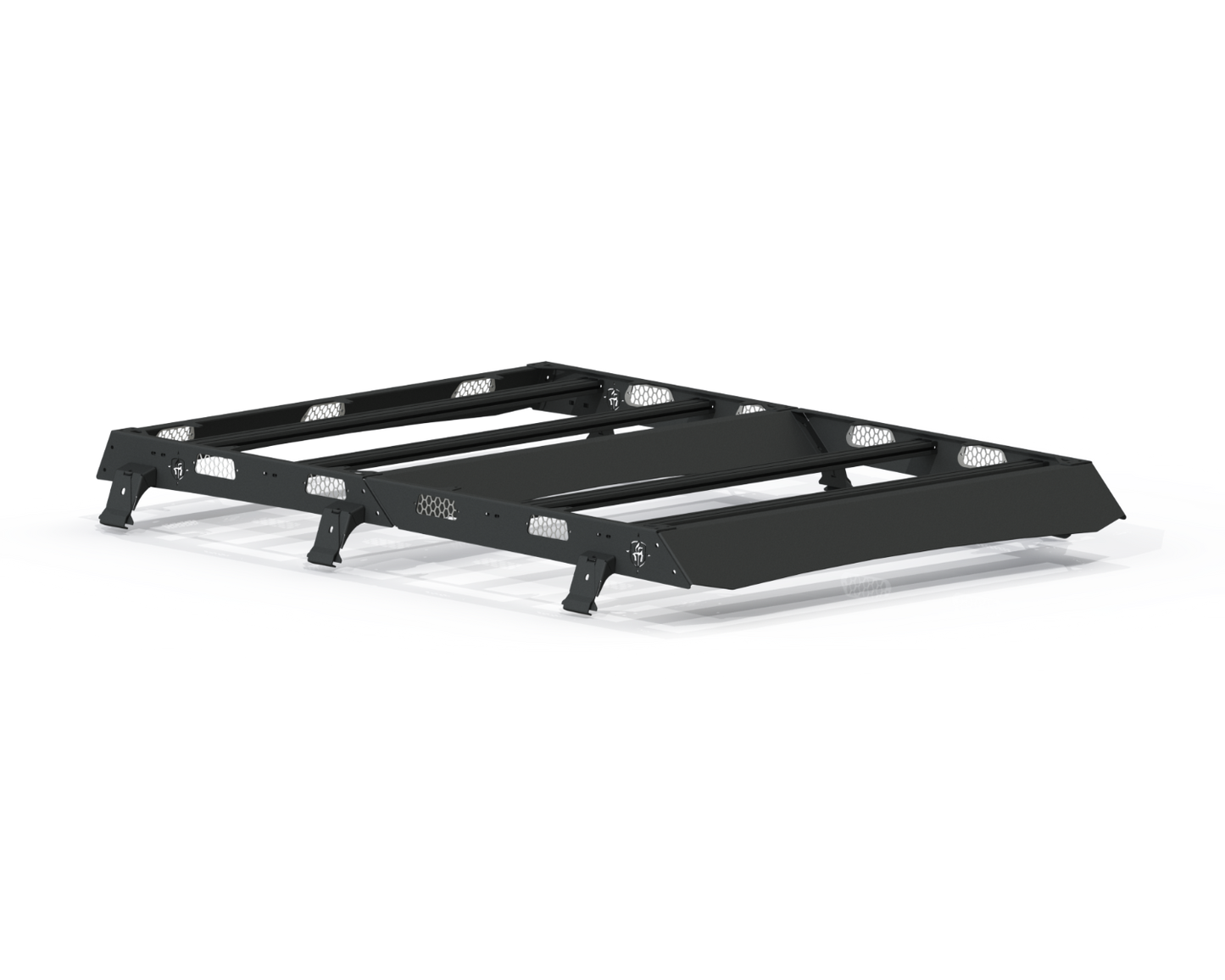 Treck Roof Rack System | Modular | 4 Door - Texture Black 2020-2025 Jeep JT