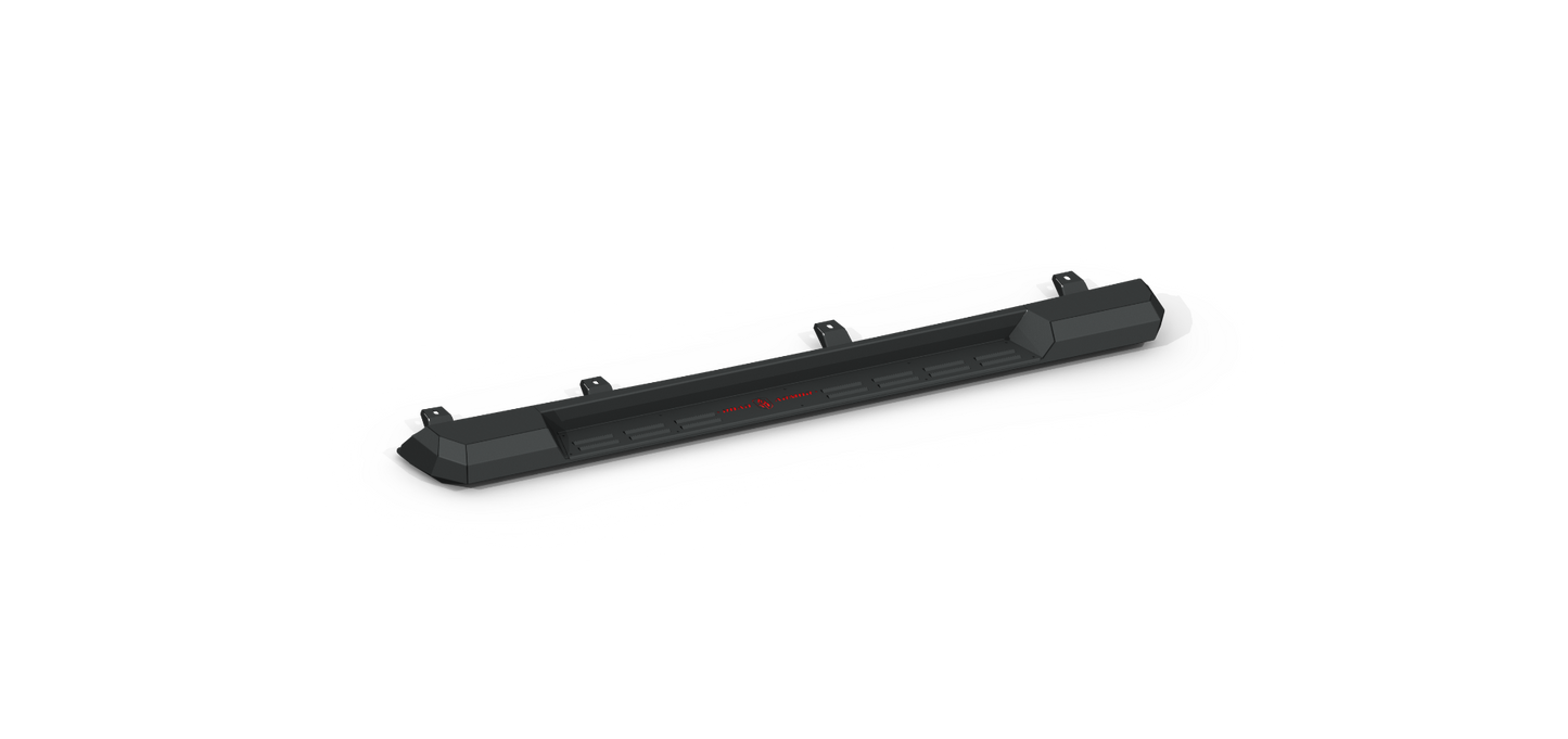 Stealth Side Step | 4 Door - Texture Black 2020-2025 Jeep JT