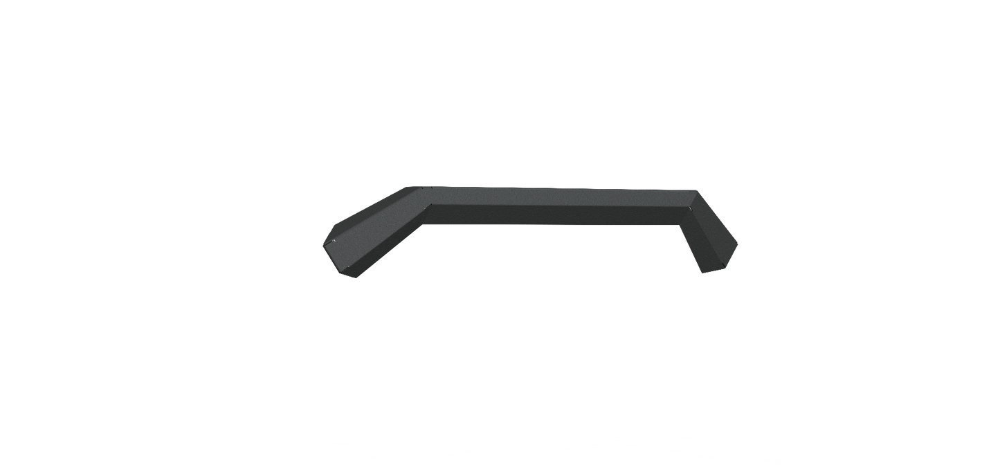 Spartan Front Bumper Bolt on Accessory Sheet Metal Pre-Runner Guard - Texture Black 2008-2010 Ford F-250 F-350