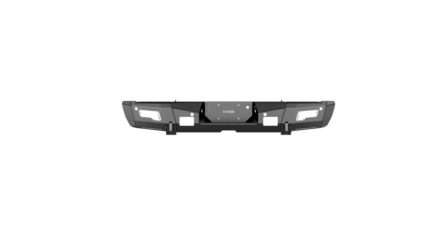 iDentity Rear Bumper Full Kit | Center Section | Shackle End Pods | Beauty Ring - Texture Black 2011-2016 Ford F-250 F-350 F-450