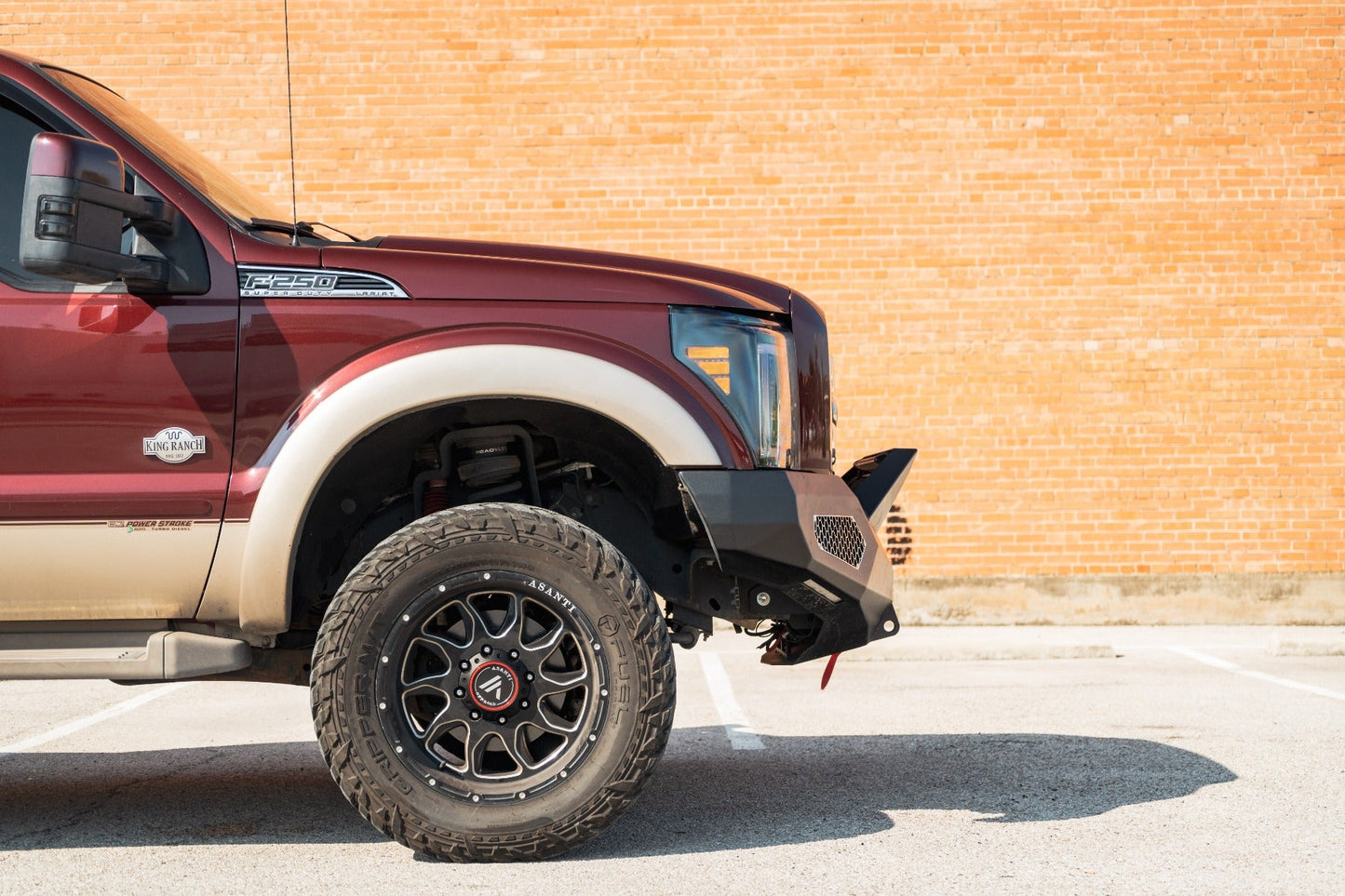 Evolution Front Winch Bumper Sheet Metal Pre-Runner Guard - Texture Black 2011-2016 Ford F-250 F-350