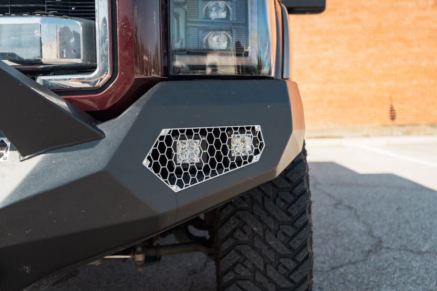 Evolution Front Winch Bumper Sheet Metal Pre-Runner Guard - Texture Black 2011-2016 Ford F-250 F-350