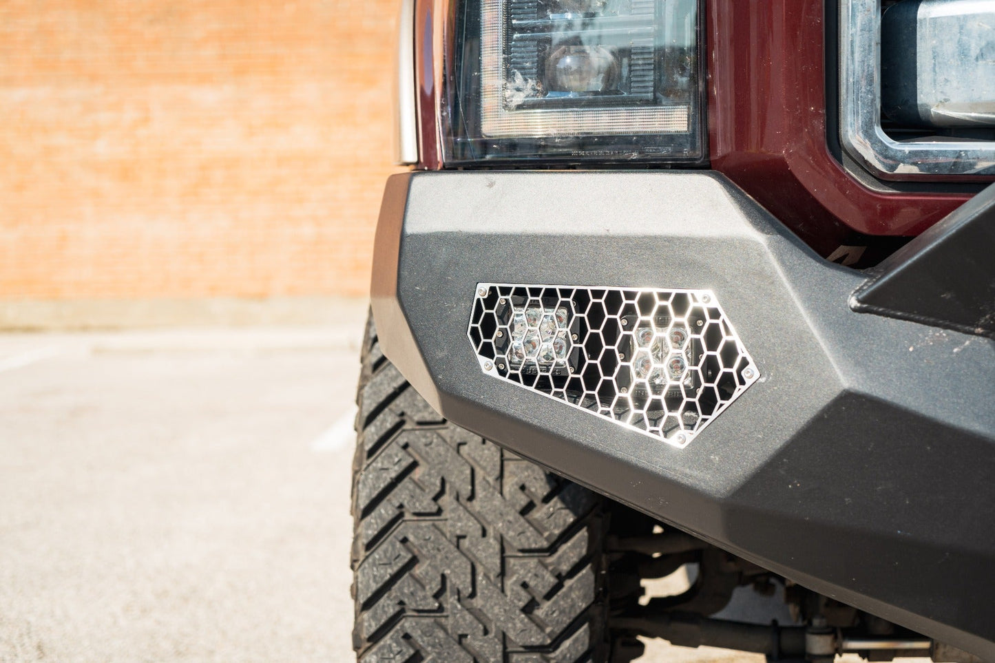 Evolution Front Winch Bumper Sheet Metal Pre-Runner Guard - Texture Black 2011-2016 Ford F-250 F-350