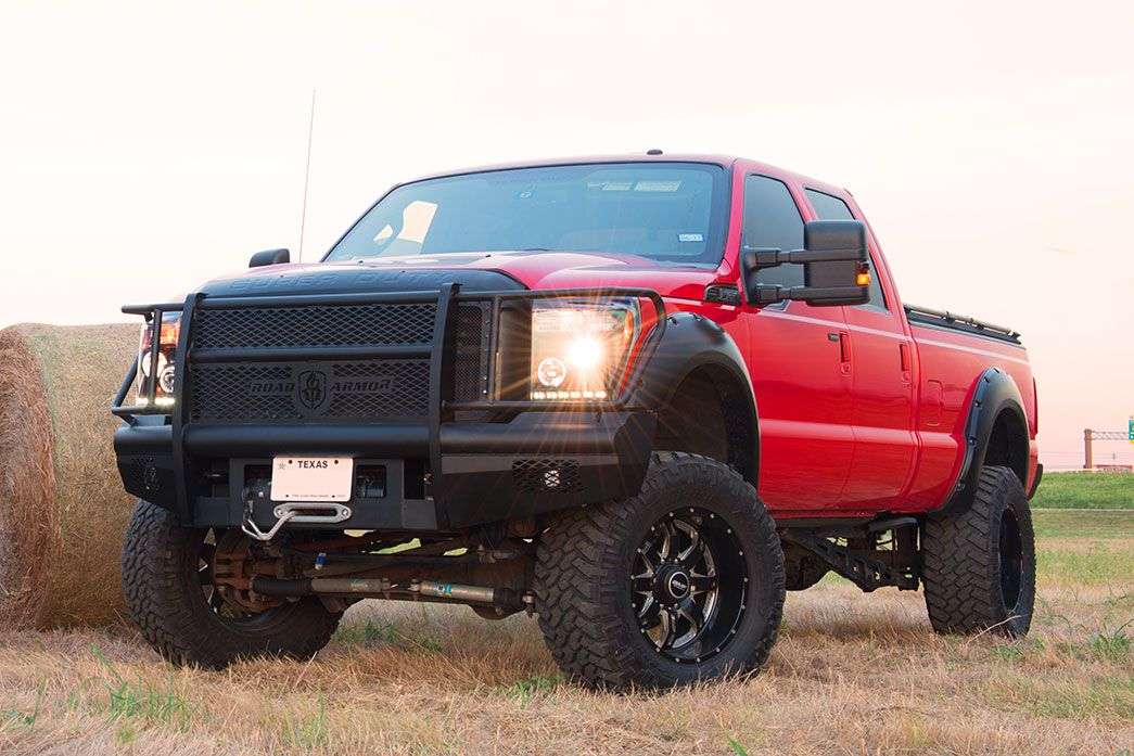 Vaquero Front Non-Winch Bumper Full Guard - Texture Black 2011-2016 Ford F-250 F-350 F-450 F-550