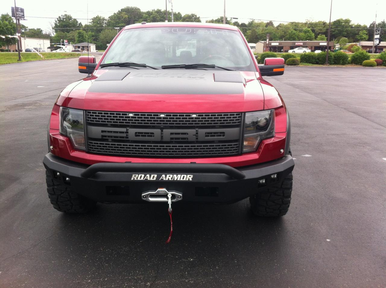 Stealth Front Winch Bumper Pre-Runner Guard - Texture Black 2010-2014 Ford Raptor