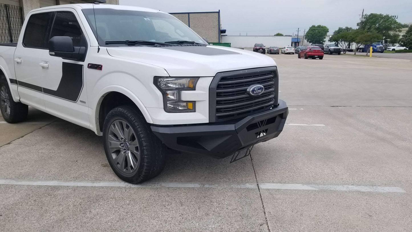 Spartan Front Bumper - Texture Black 2015-2017 Ford F-150