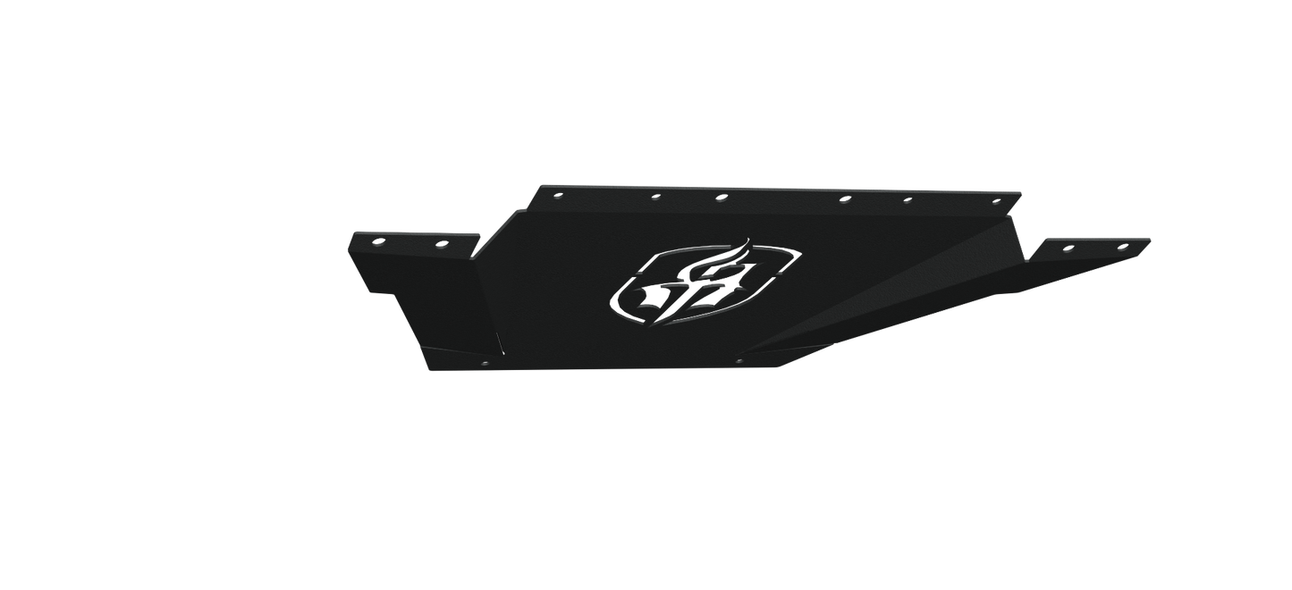 Spartan Front Bumper Bolt on Accessory Skid Plate - Texture Black 2014-2015 Chevrolet 1500