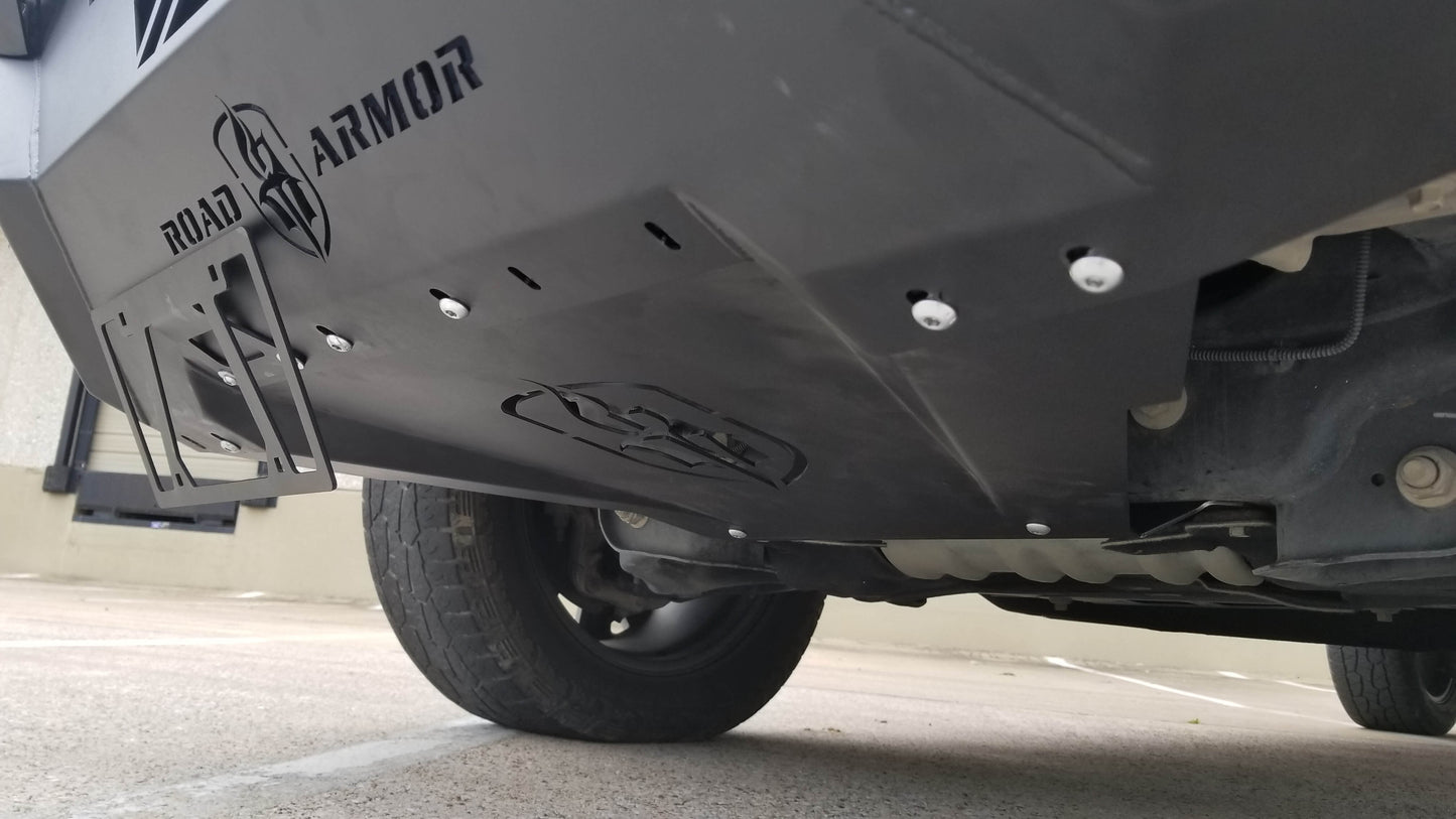 Spartan Front Bumper Bolt on Accessory Skid Plate - Texture Black 2015-2017 Ford F-150