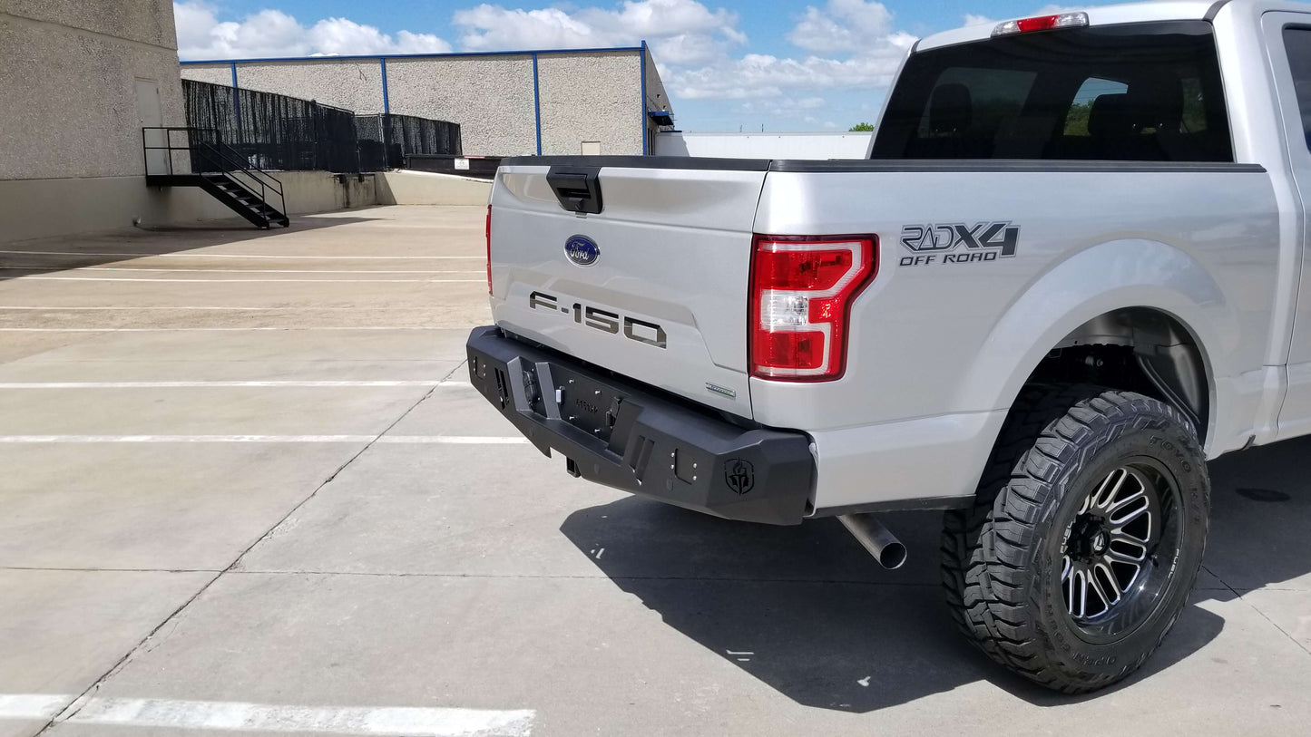 Spartan Rear Bumper - Texture Black 2015-2020 Ford F-150
