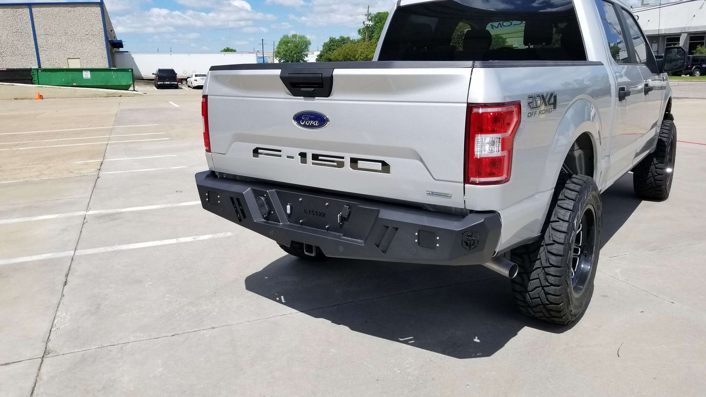 Spartan Rear Bumper - Texture Black 2015-2020 Ford F-150
