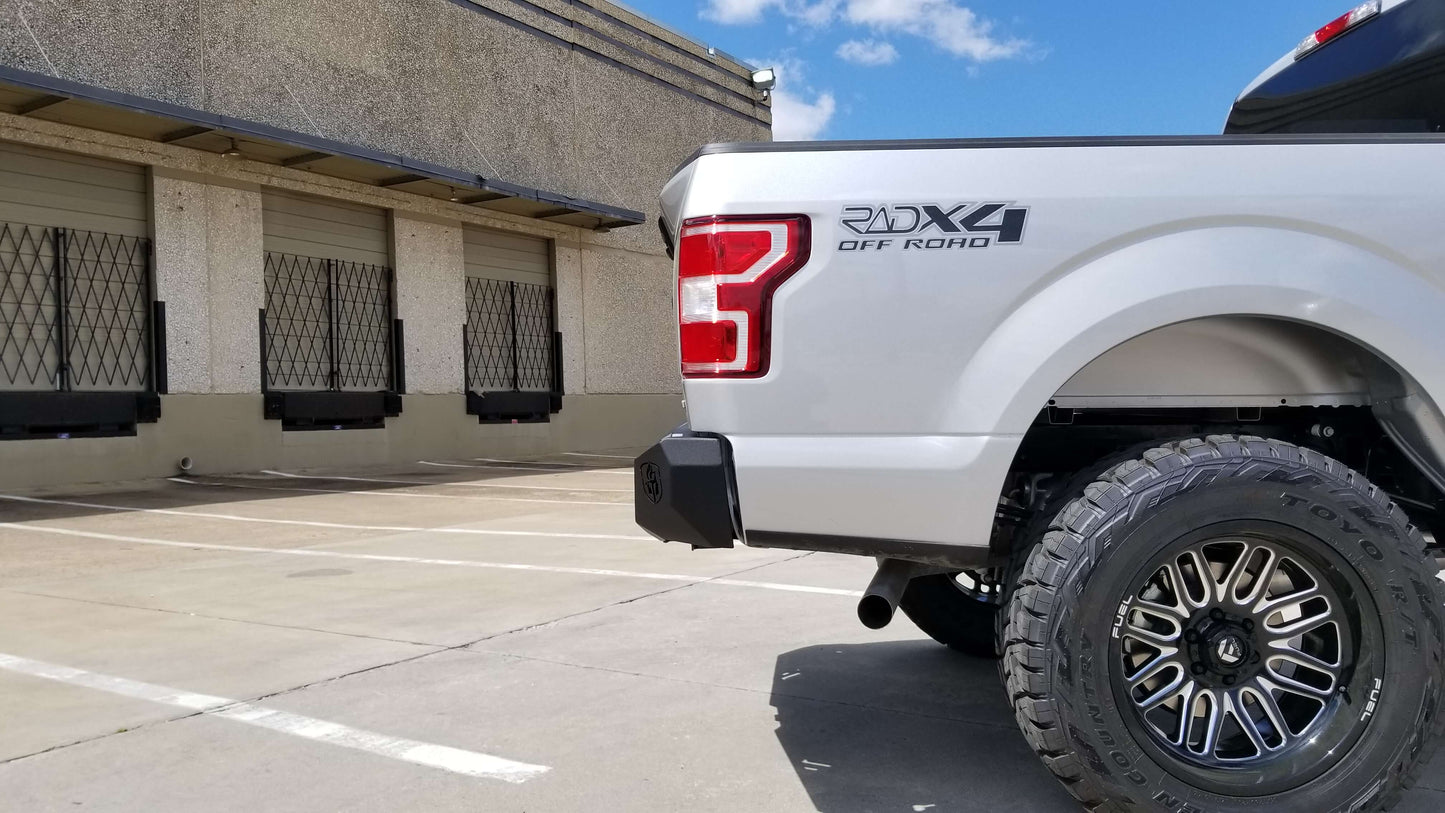 Spartan Rear Bumper - Texture Black 2015-2020 Ford F-150