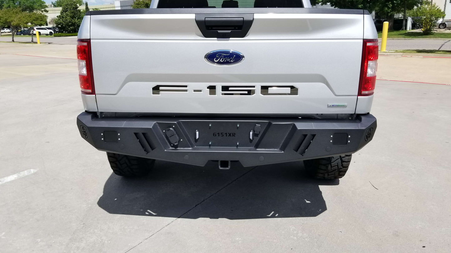 Spartan Rear Bumper - Texture Black 2015-2020 Ford F-150