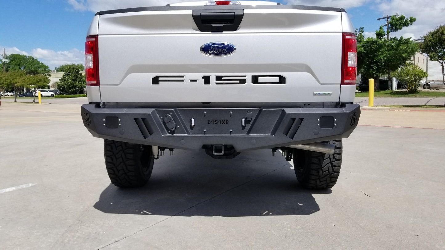 Spartan Rear Bumper - Texture Black 2015-2020 Ford F-150