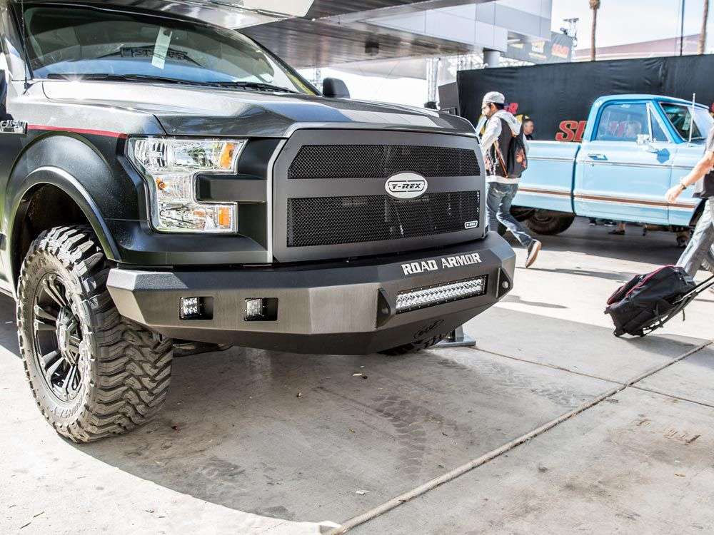 Stealth Front Non-Winch Bumper - Texture Black 2015-2017 Ford F-150