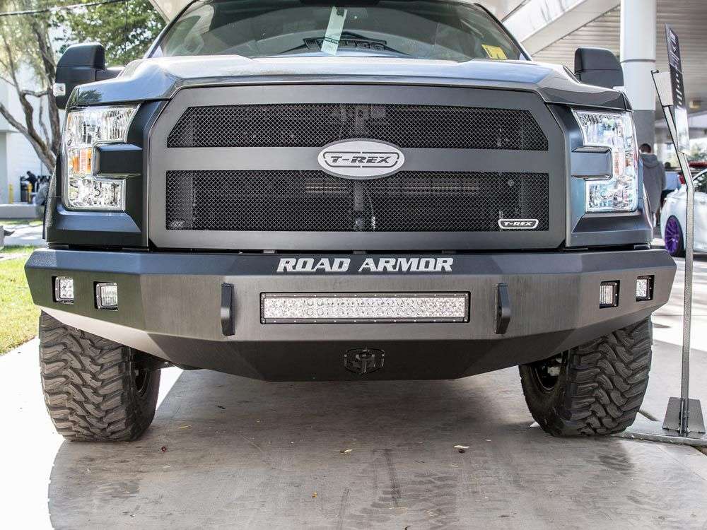 Stealth Front Non-Winch Bumper - Texture Black 2015-2017 Ford F-150