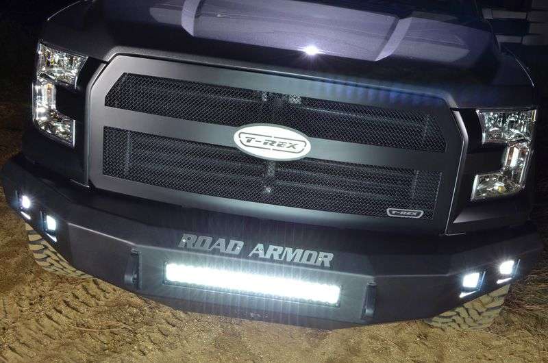 Stealth Front Non-Winch Bumper - Texture Black 2015-2017 Ford F-150