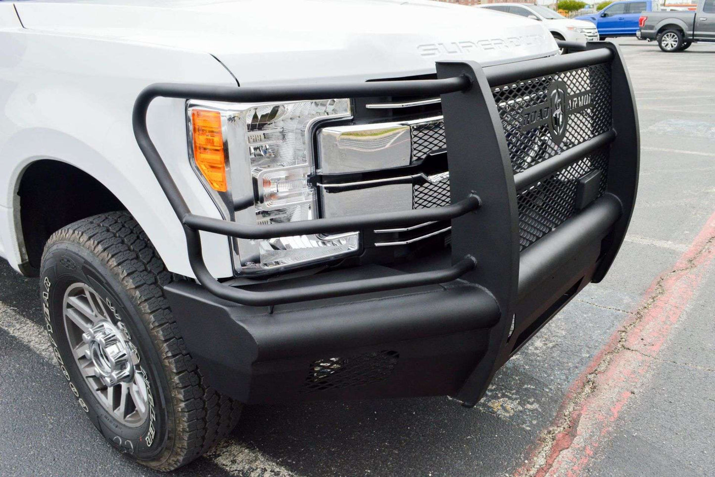 Vaquero Front Non-Winch Bumper Full Guard - Texture Black 2017-2022 Ford F-250 F-350 F-450