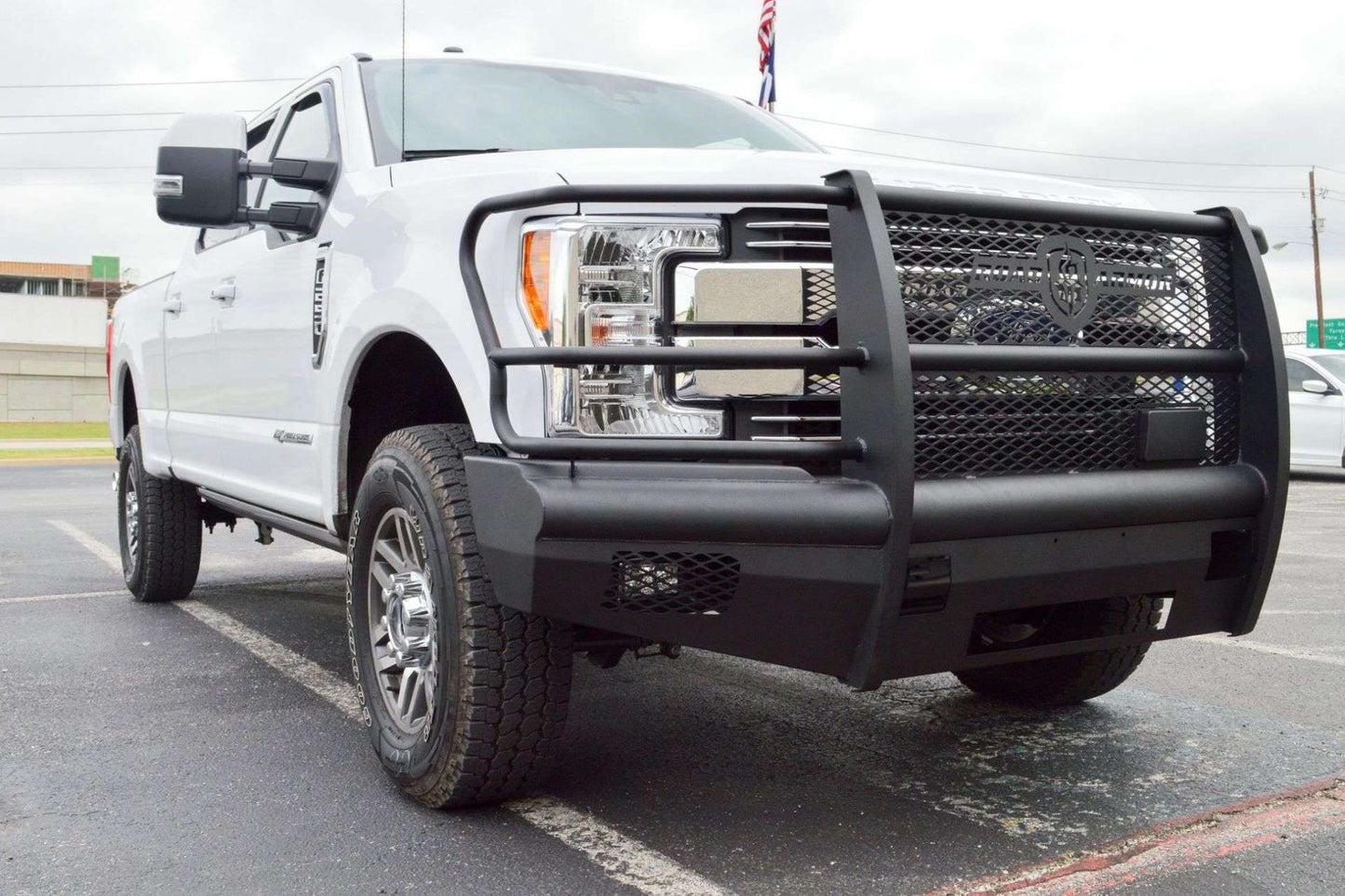Vaquero Front Non-Winch Bumper Full Guard - Texture Black 2017-2022 Ford F-250 F-350 F-450