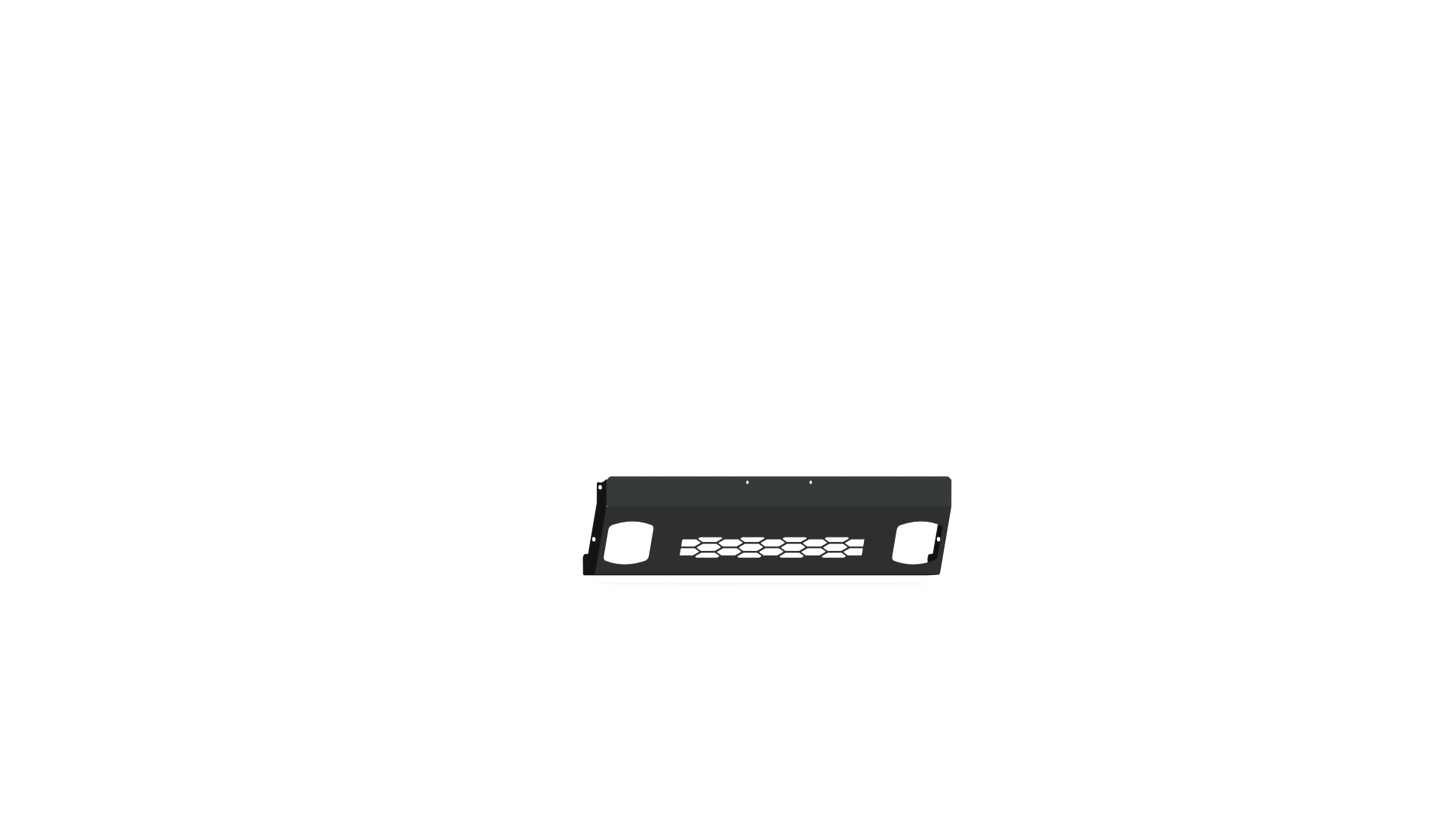 Vaquero Front Bumper Accessory Non-Winch Plate - Texture Black 2018-2020 Ford F-150