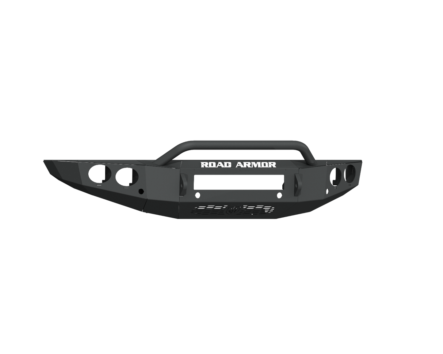 Stealth Front Non-Winch Bumper Pre-Runner Guard | Round Holes - Texture Black 2019-2023 Ford Ranger