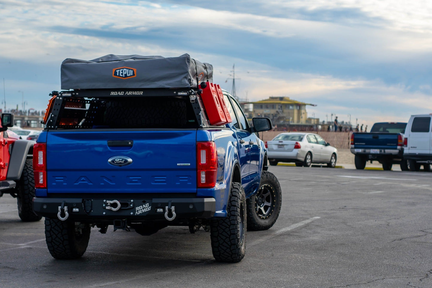 Stealth Rear Winch Bumper - Texture Black 2019-2023 Ford Ranger
