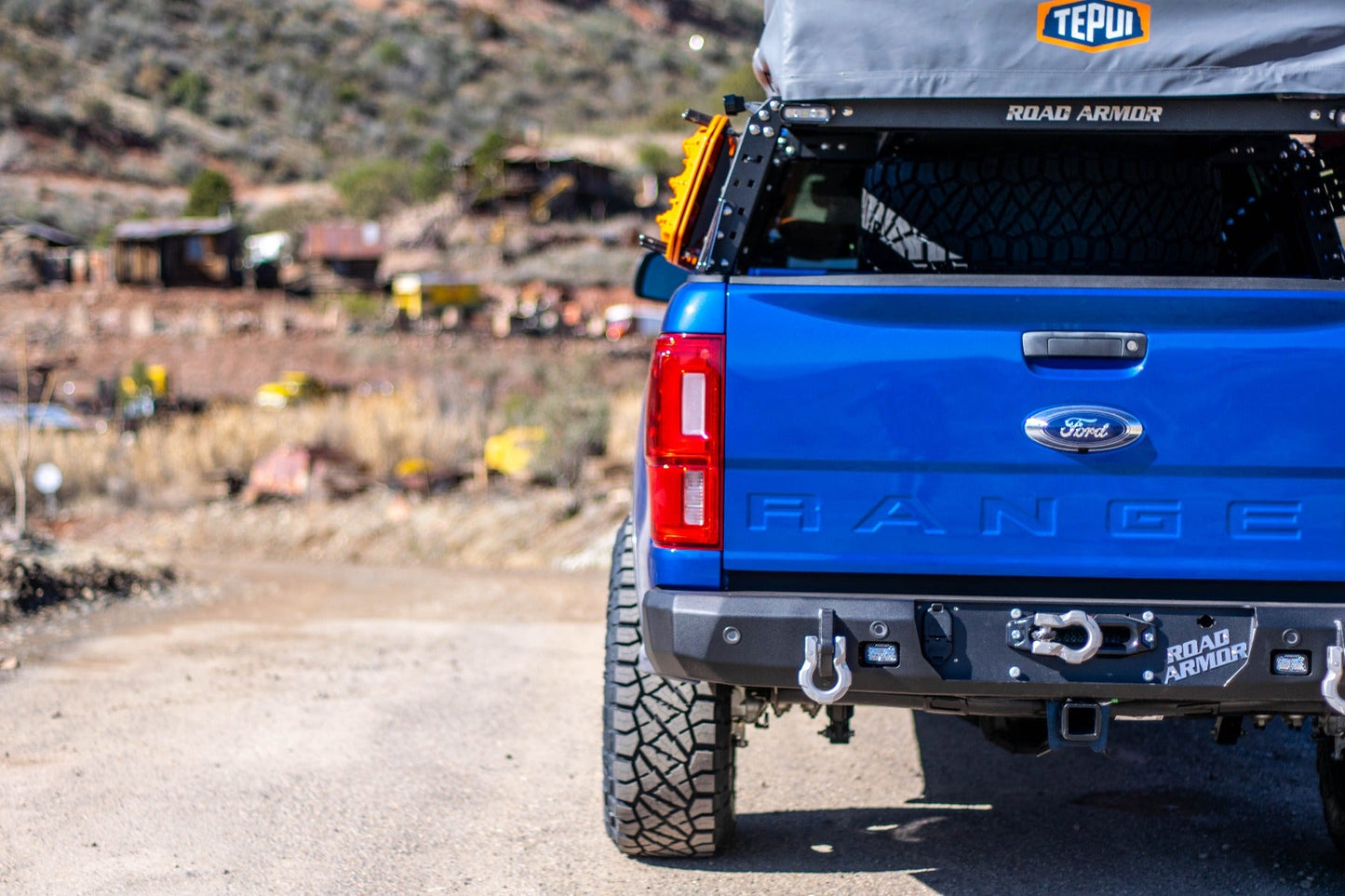 Stealth Rear Winch Bumper - Texture Black 2019-2023 Ford Ranger
