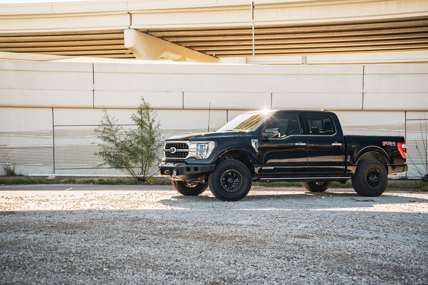 Stealth Front Winch Bumper - Texture Black 2021-2023 Ford F-150