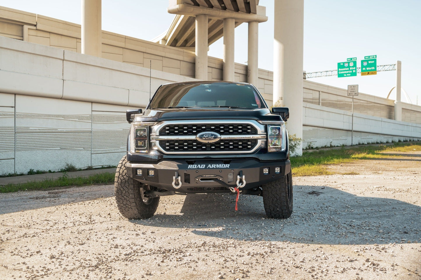 Stealth Front Winch Bumper - Texture Black 2021-2023 Ford F-150