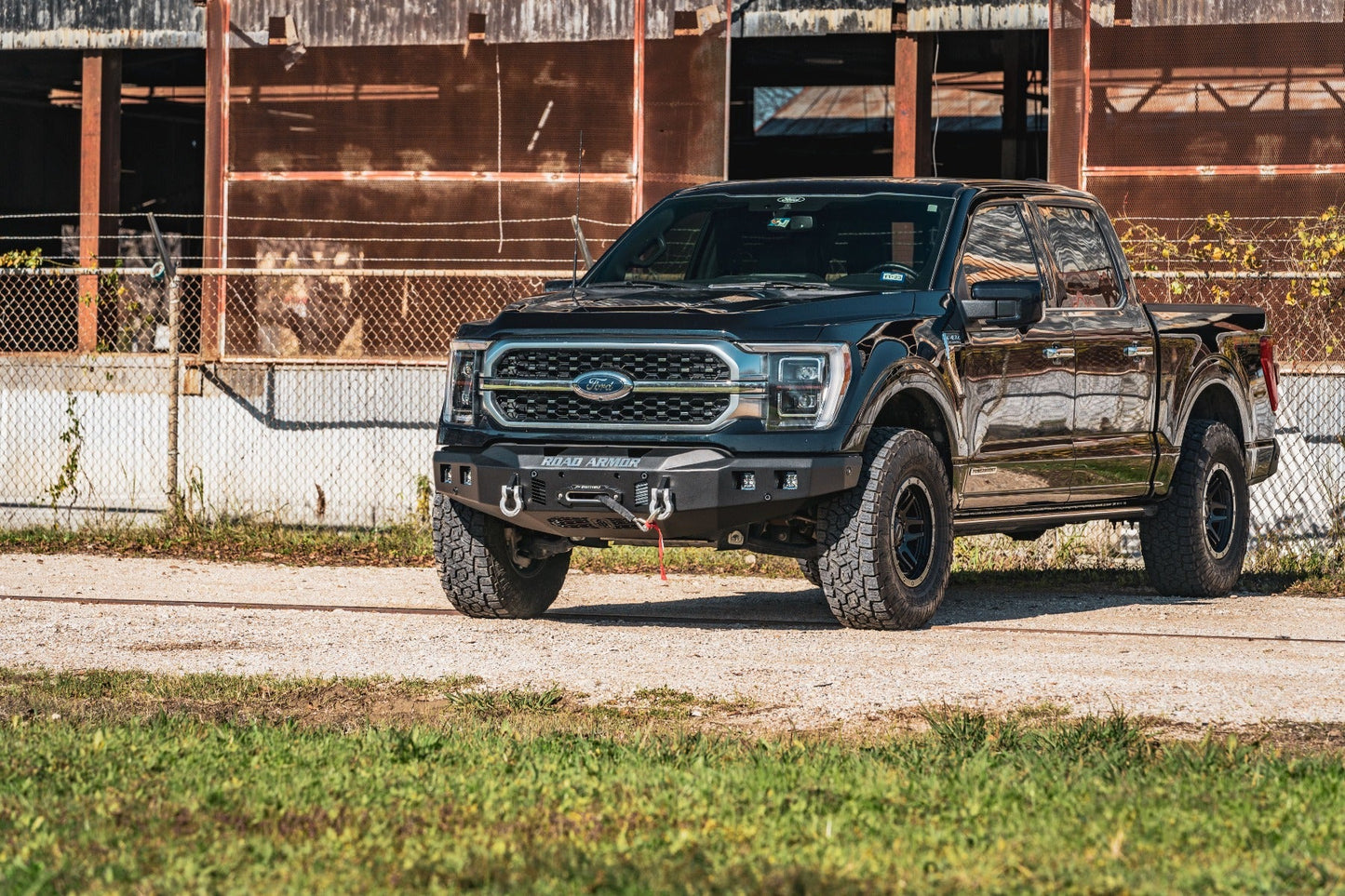 Stealth Front Winch Bumper - Texture Black 2021-2023 Ford F-150