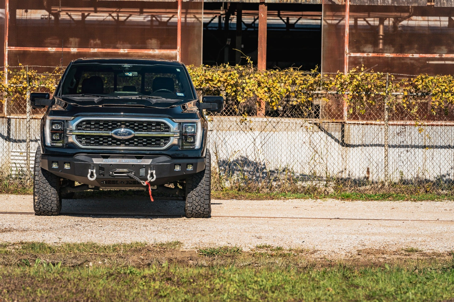 Stealth Front Winch Bumper - Texture Black 2021-2023 Ford F-150