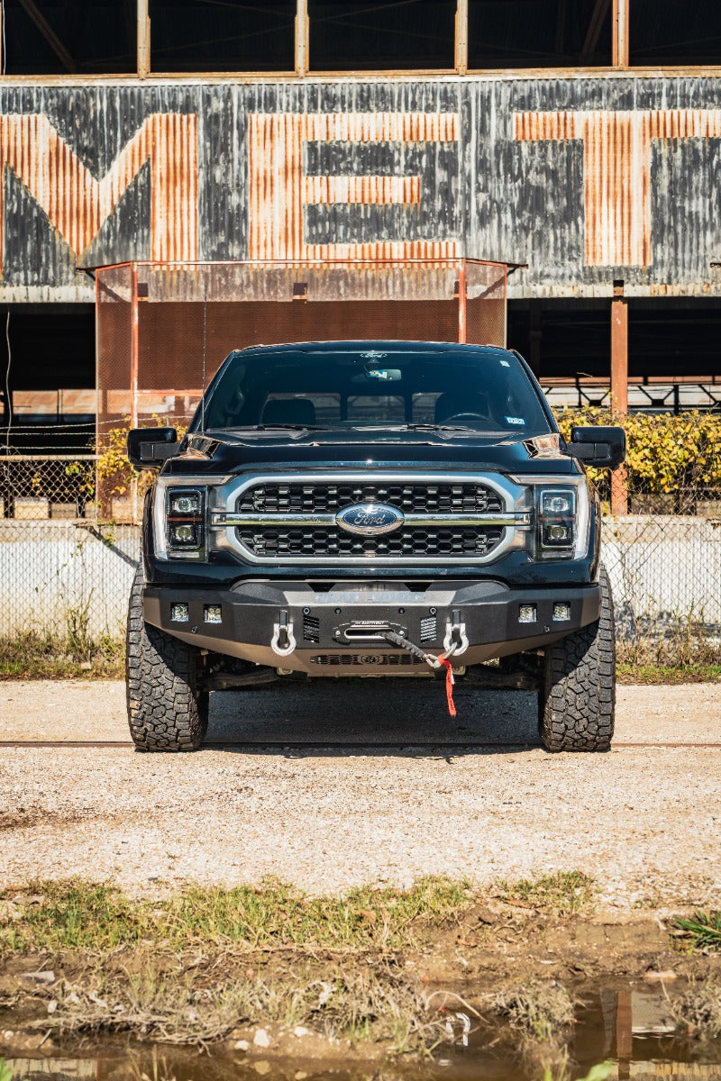 Stealth Front Winch Bumper - Texture Black 2021-2023 Ford F-150