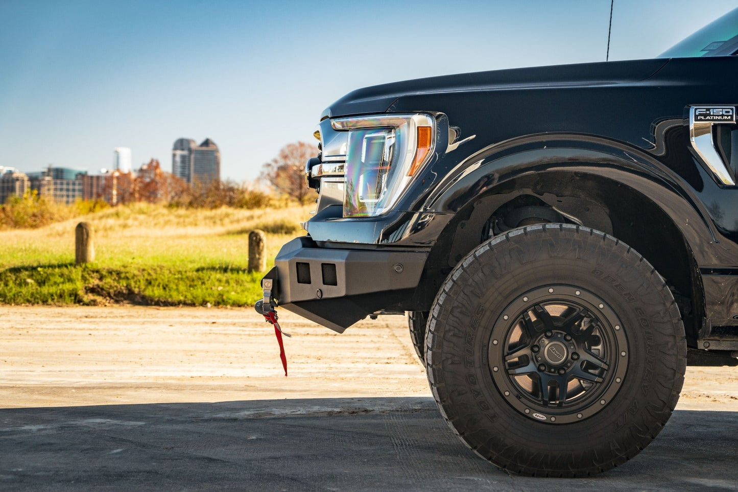 Stealth Front Winch Bumper - Texture Black 2021-2023 Ford F-150