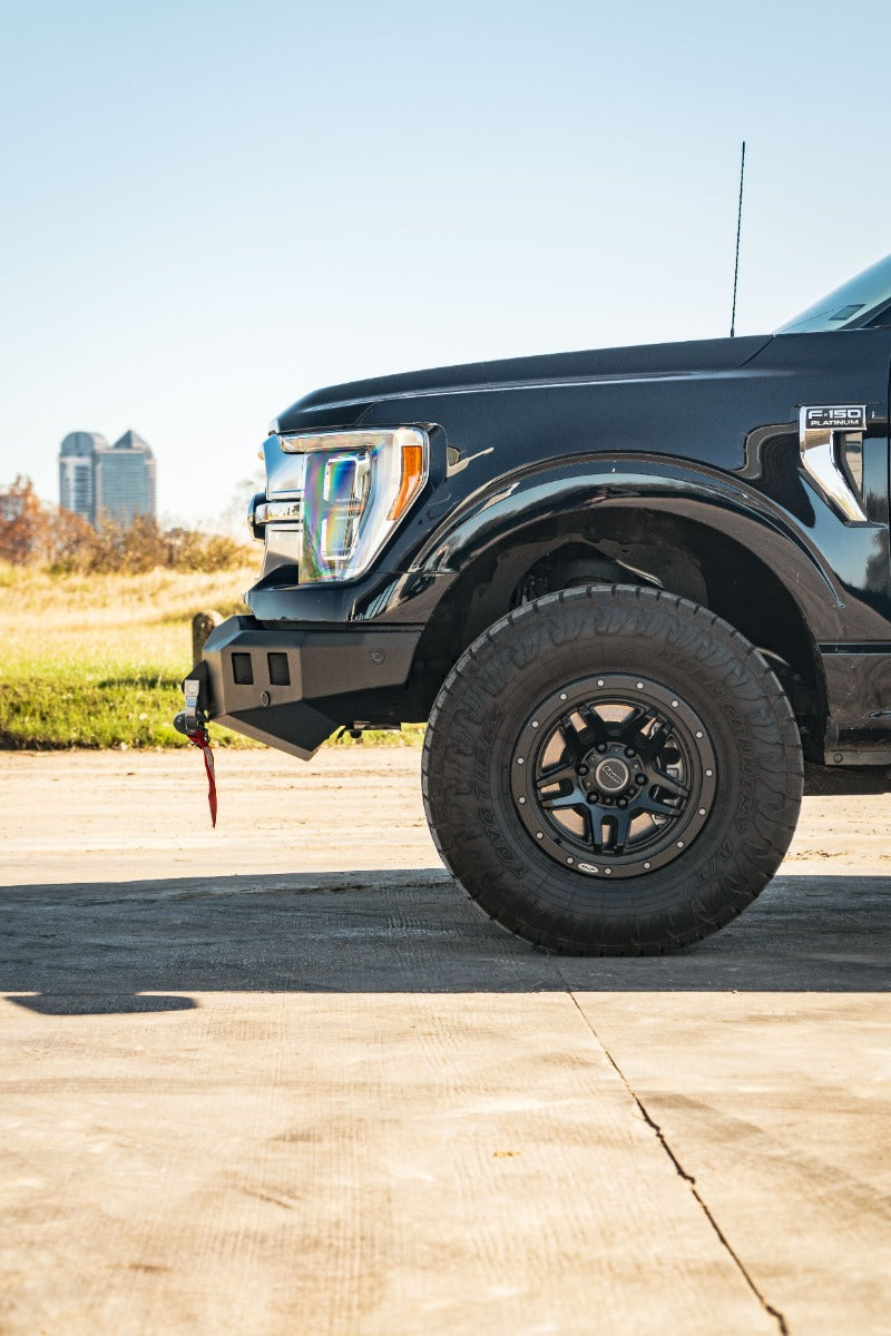 Stealth Front Winch Bumper - Texture Black 2021-2023 Ford F-150