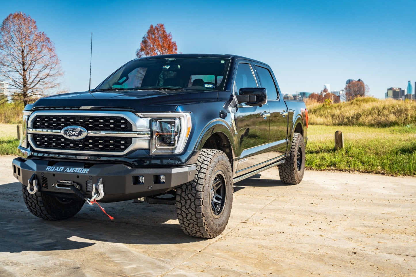Stealth Front Winch Bumper - Texture Black 2021-2023 Ford F-150