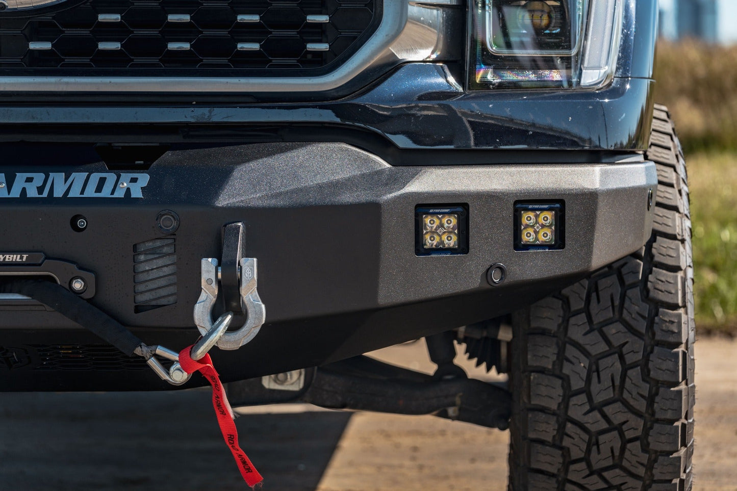 Stealth Front Winch Bumper - Texture Black 2021-2023 Ford F-150