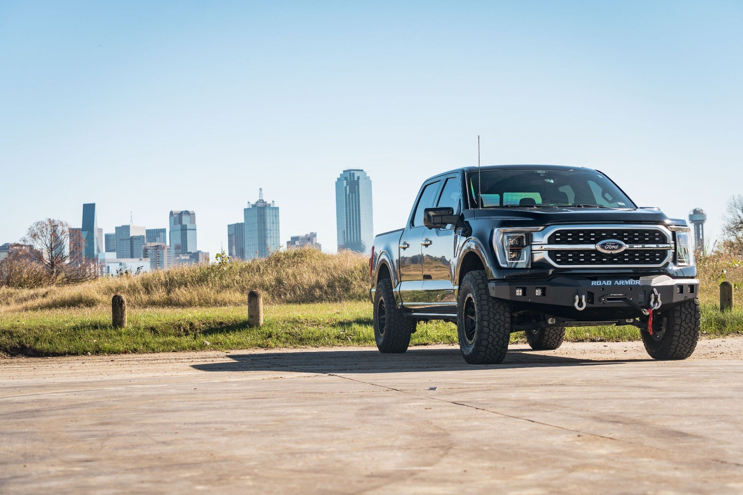 Stealth Front Winch Bumper - Texture Black 2021-2023 Ford F-150