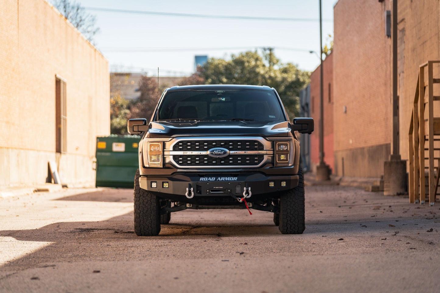 Stealth Front Winch Bumper - Texture Black 2021-2023 Ford F-150