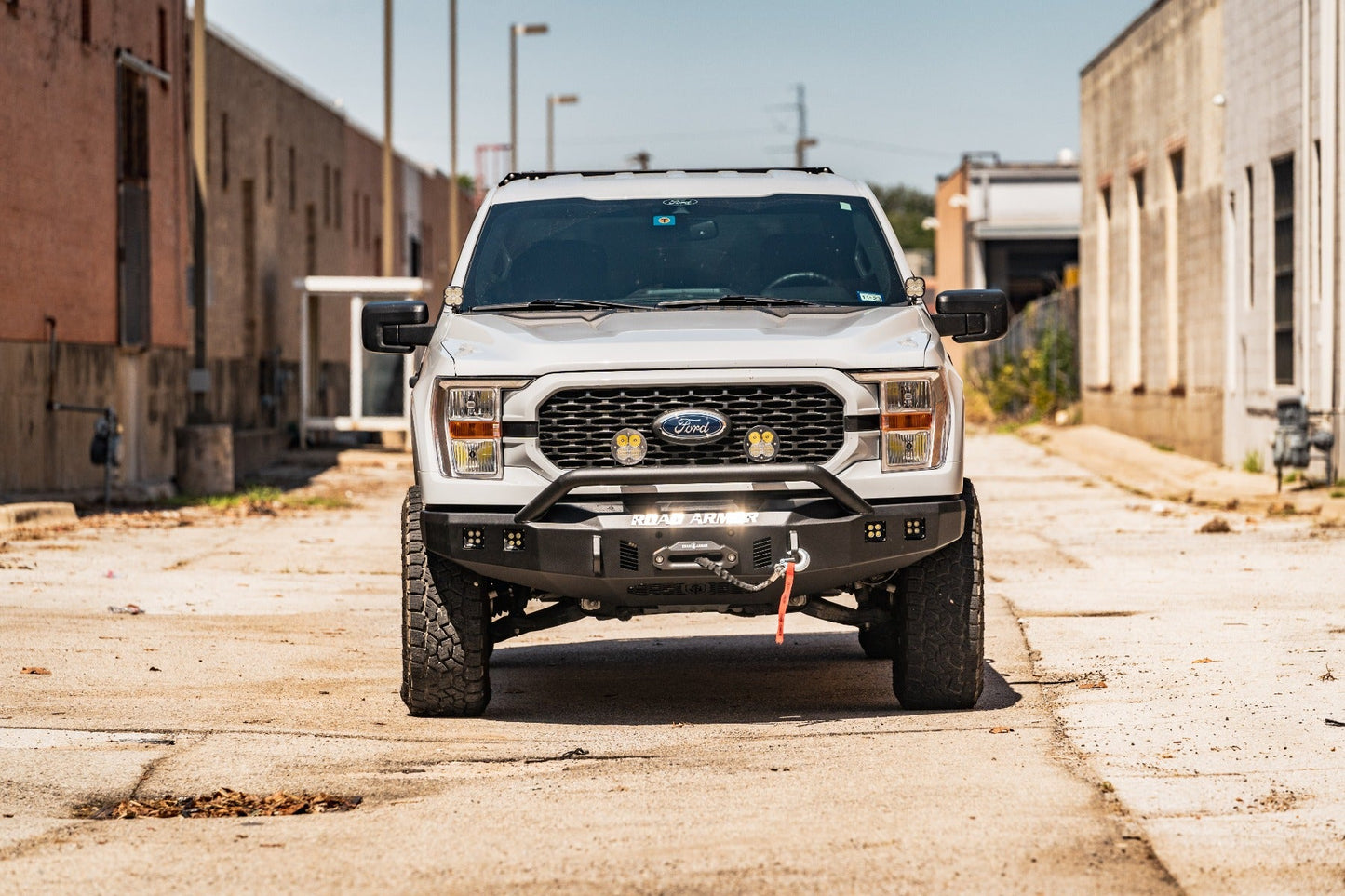 Stealth Front Winch Bumper Pre-Runner Guard - Texture Black 2021-2023 Ford F-150