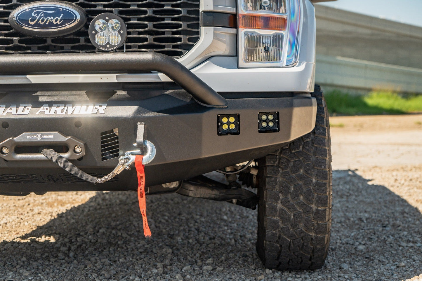 Stealth Front Winch Bumper Pre-Runner Guard - Texture Black 2021-2023 Ford F-150