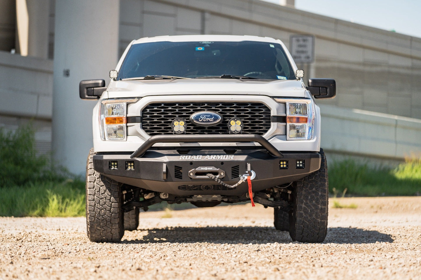 Stealth Front Winch Bumper Pre-Runner Guard - Texture Black 2021-2023 Ford F-150